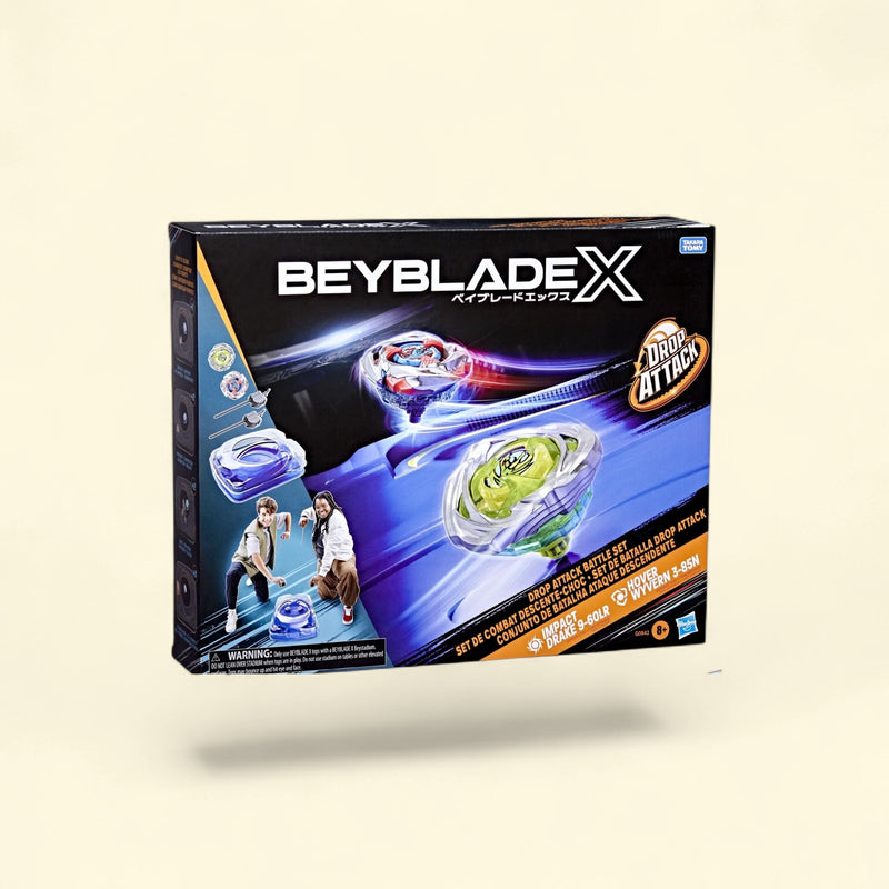 Beyblade X Drop Attack Battle Set, Blue, Ages 8+