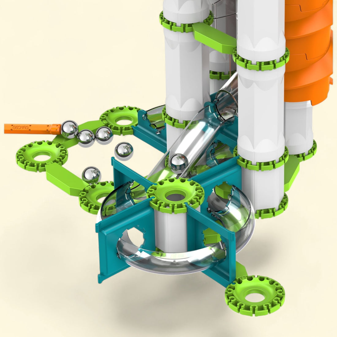 Geomag Mechanics Gravity Vertical Motor, 183 Pieces — authentic US product shipped worldwide by Toy Terminal