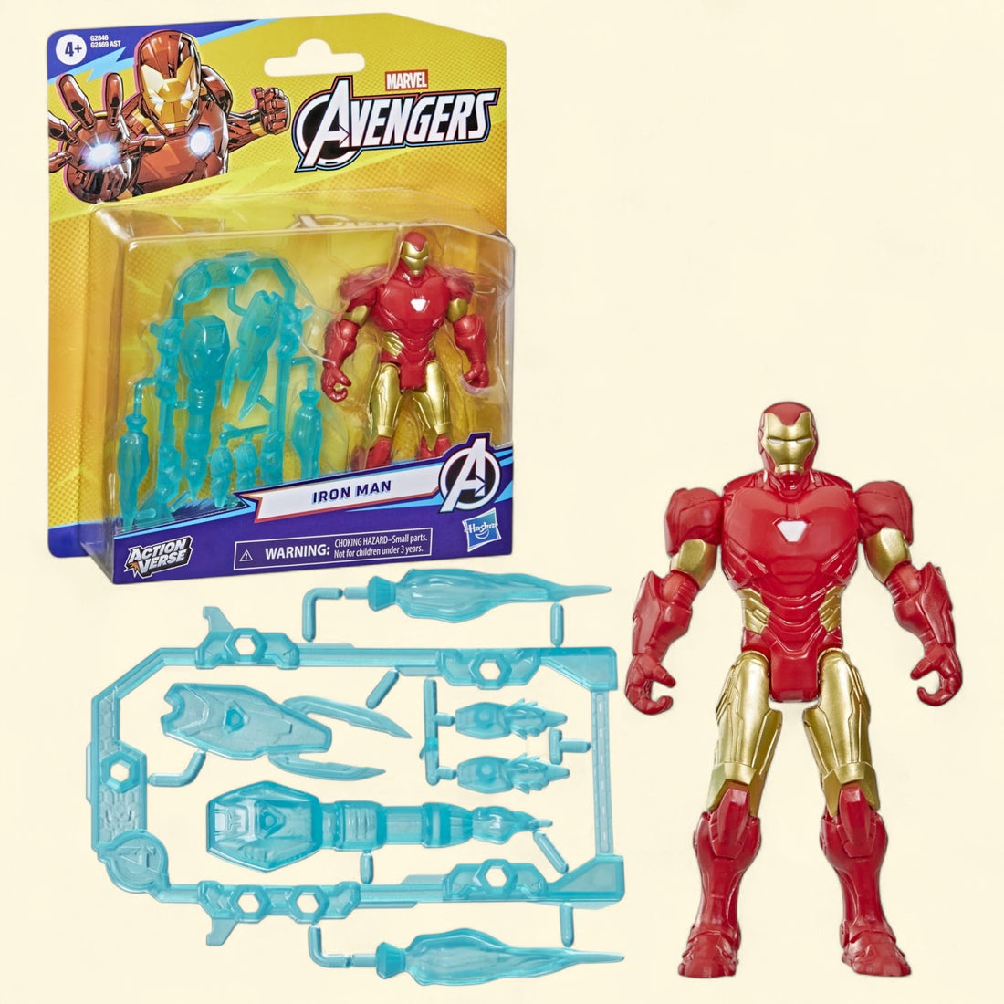 Marvel Avengers ActionVerse Iron Man Action Figure & Accessories, 4... — authentic US product shipped worldwide by Toy Terminal