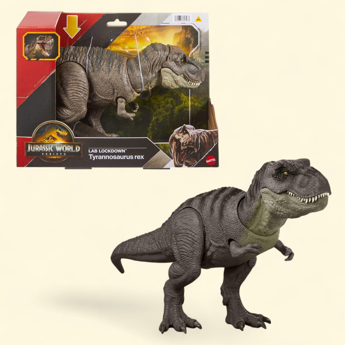 Jurassic World Rebirth Tyrannosaurus Rex Action Figure — authentic US product shipped worldwide by Toy Terminal
