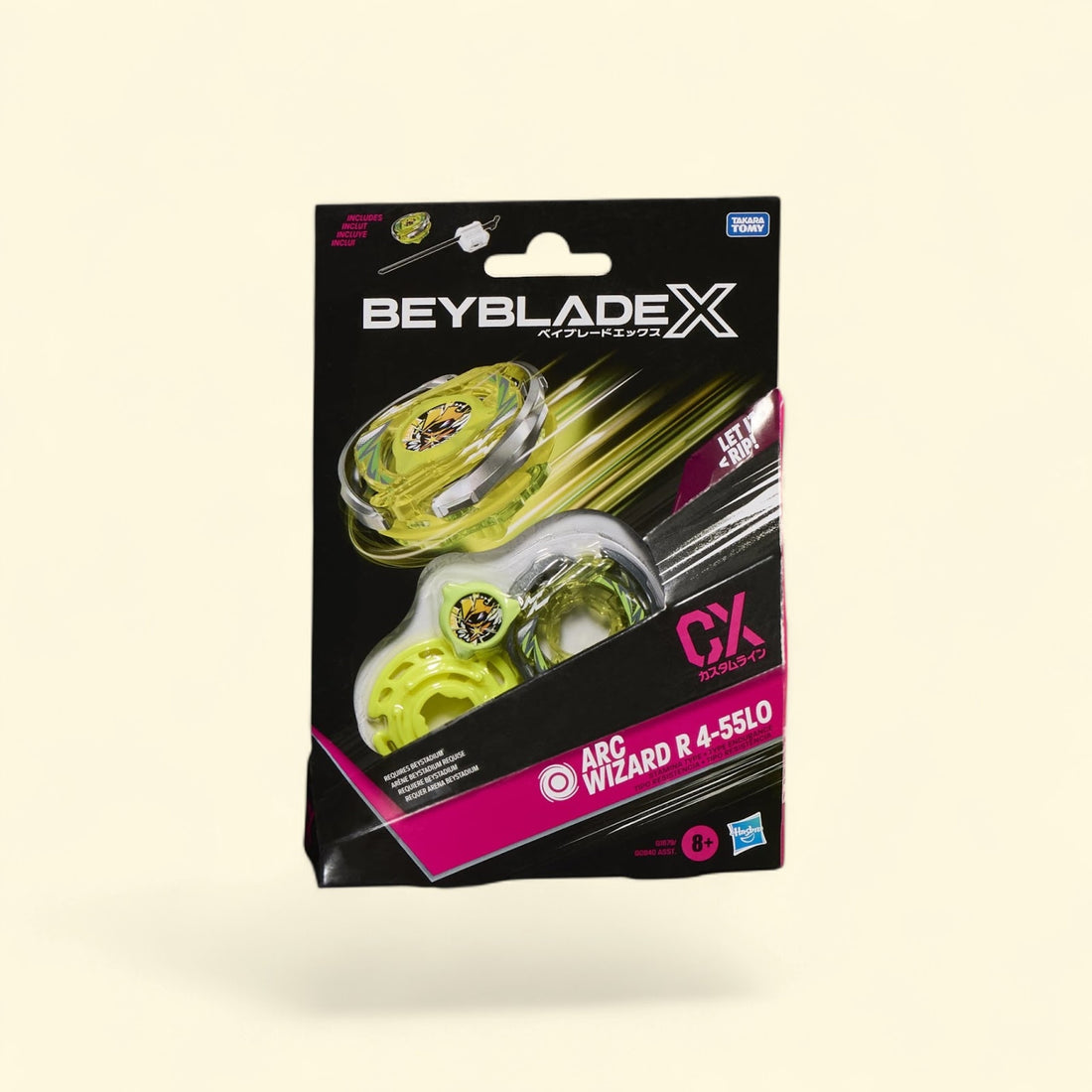 Beyblade X Arc Wizard R 4-55LO CX Starter Pack Set, Multicolor — authentic US product shipped worldwide by Toy Terminal