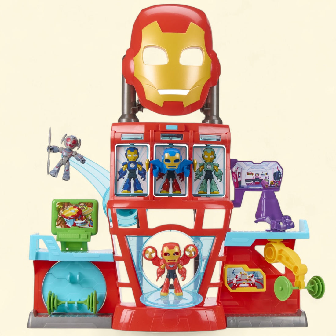 Marvel Iron Man and His Awesome Friends Iron Quarters Electronic Pl... — authentic US product shipped worldwide by Toy Terminal