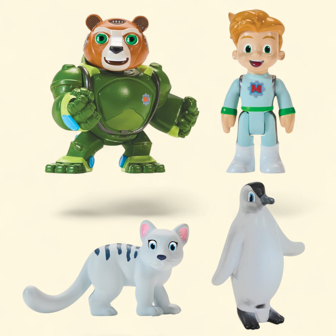 Playmates Toys Team Mekbots Animal Rescue Frost Mini Figure Set — authentic US product shipped worldwide by Toy Terminal