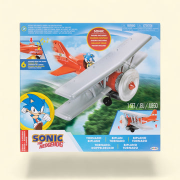 Sonic Tornado Biplane Action Figure Playset, 2.5 inch — authentic US product shipped worldwide by Toy Terminal