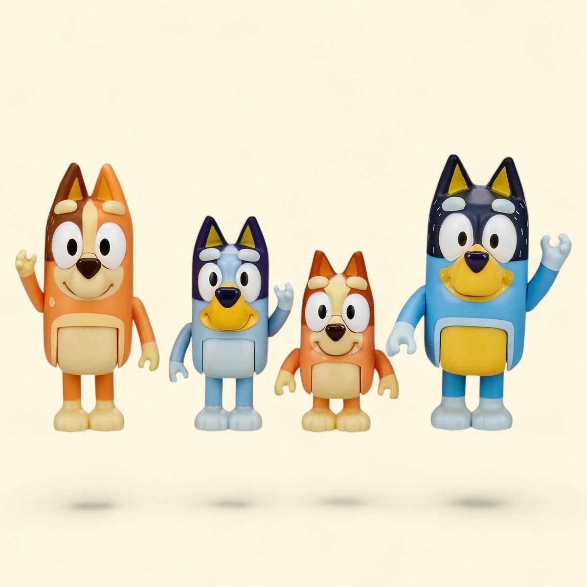 Bluey Family Figure 4-Pack, Toys for Kids 3-6 Years — authentic US product shipped worldwide by Toy Terminal