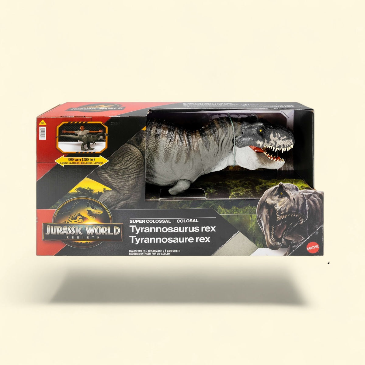 Jurassic World Rebirth Super Colossal Tyrannosaurus Rex Action Figu... — authentic US product shipped worldwide by Toy Terminal