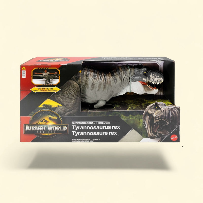 Jurassic World Rebirth Super Colossal Tyrannosaurus Rex Action Figure