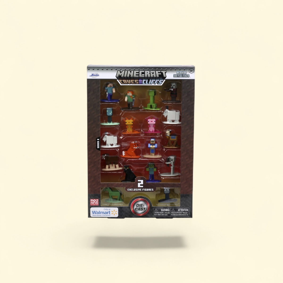 Minecraft Caves and Cliffs Series 8 Die-Cast Figures, 18-Pack — authentic US product shipped worldwide by Toy Terminal