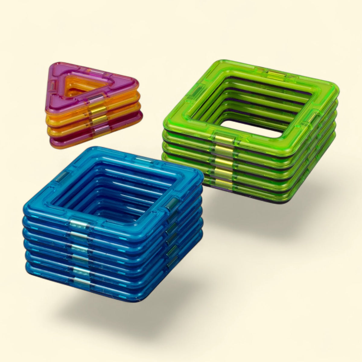 RMS International Magne Builds Magnetic Tile Set, 64 Pieces — authentic US product shipped worldwide by Toy Terminal