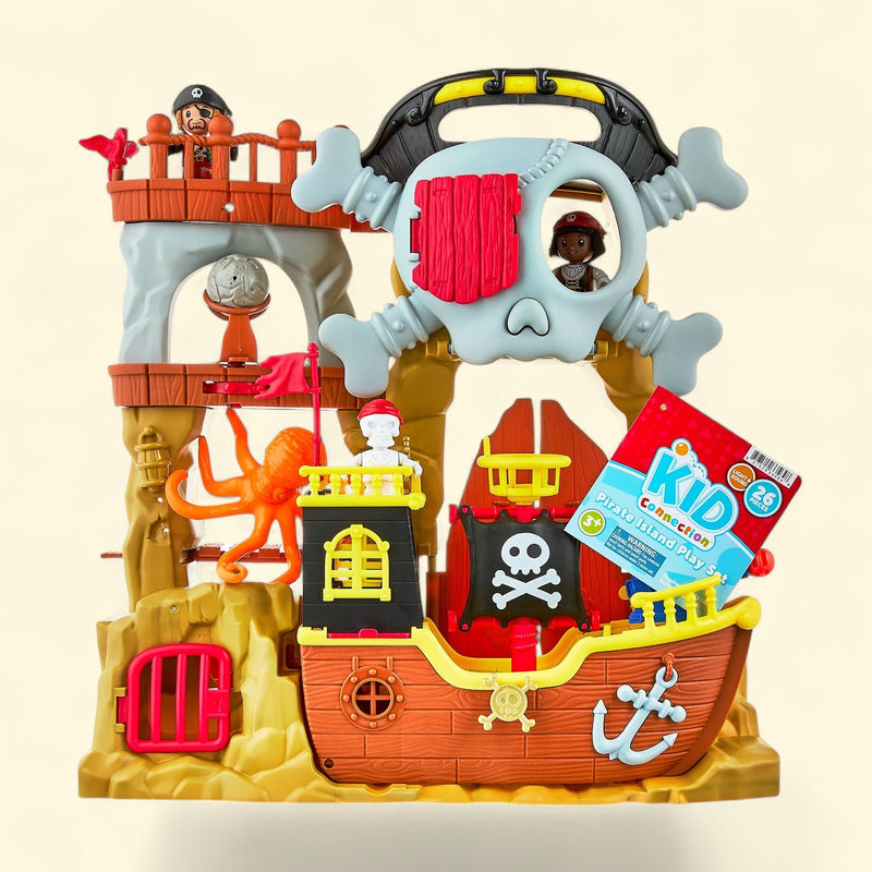 Kid Connection Pirate Island Playset, 26 Pieces
