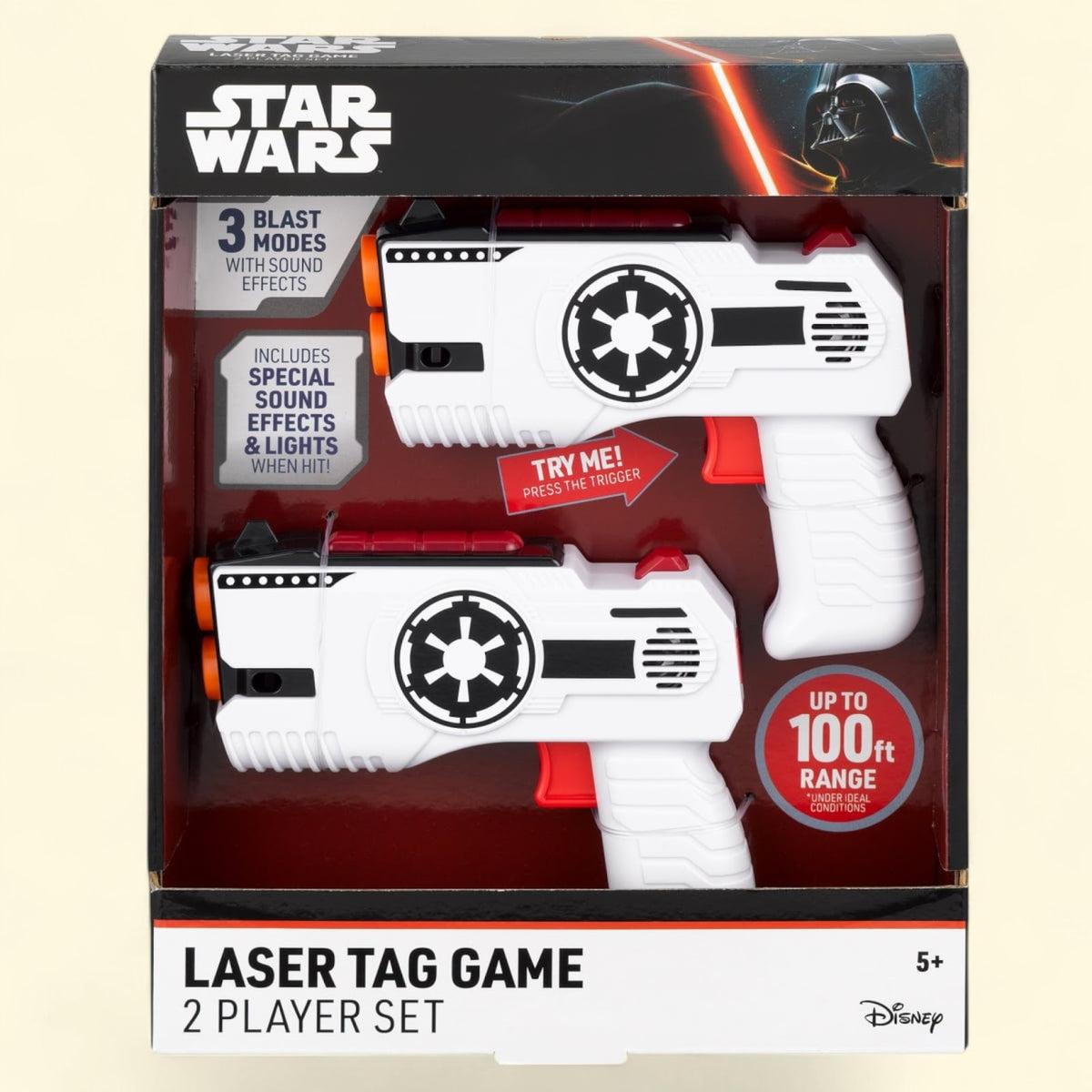 Star Wars Laser Tag Blaster, 2 Player Game — authentic US product shipped worldwide by Toy Terminal