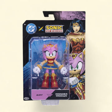 Sonic x DC Amy as Wonder Woman Action Figure, 5 inch — authentic US product shipped worldwide by Toy Terminal