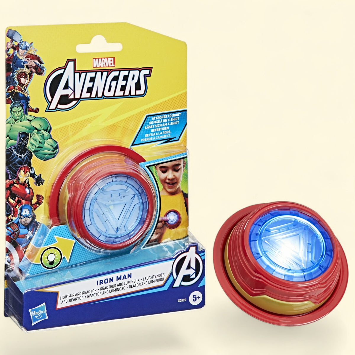 Marvel Avengers Iron Man Light-Up Arc Reactor Electronic Roleplay T... — authentic US product shipped worldwide by Toy Terminal