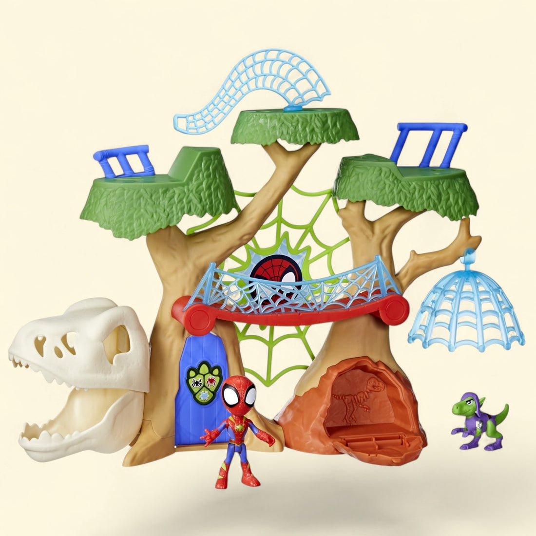 Spidey and His Amazing Friends Dino-Webs Treehouse Playset, Kids Ag... — authentic US product shipped worldwide by Toy Terminal