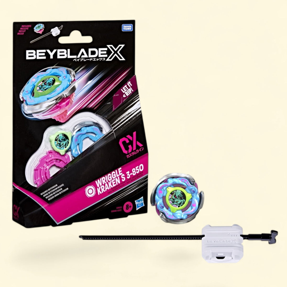 Beyblade X Wriggle Kraken S 3-85O CX Starter Pack Set, with Stamina... — authentic US product shipped worldwide by Toy Terminal