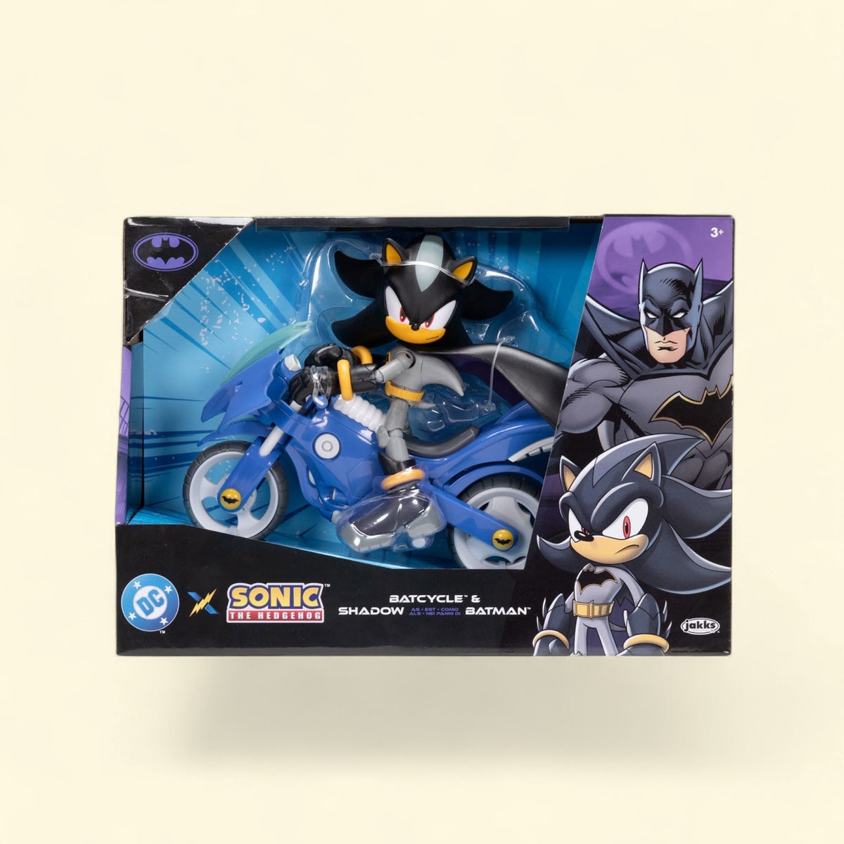 Sonic x DC Shadow as Batman, 5-Inch Scale Action Figure with Batcyc... — authentic US product shipped worldwide by Toy Terminal