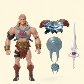 Masters of the Universe Origins & ThunderCats He-Man Posable Action... — authentic US product shipped worldwide by Toy Terminal