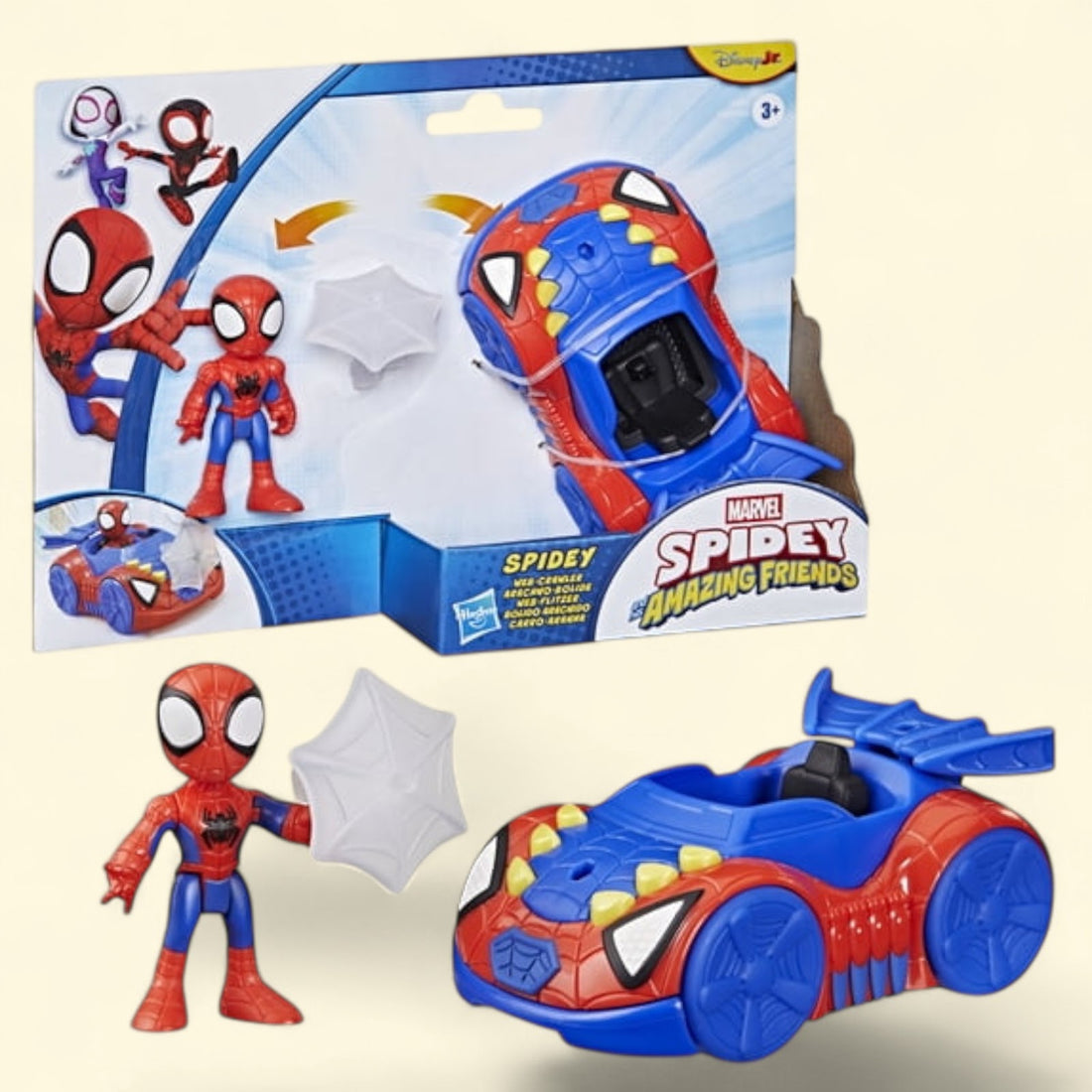 Marvel Spidey and His Amazing Friends Spidey Web Crawler Action Fig... — authentic US product shipped worldwide by Toy Terminal