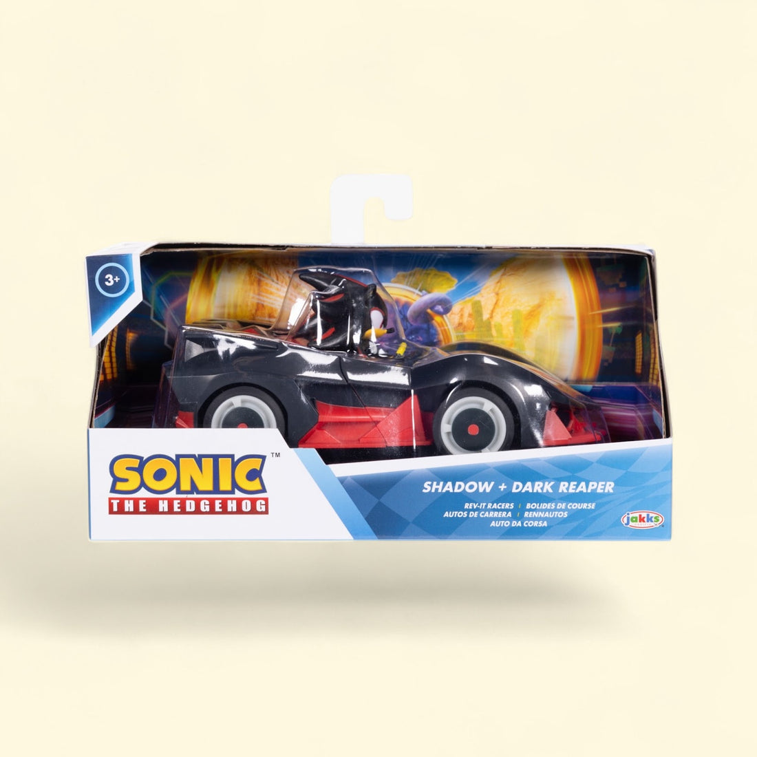 Sonic The Hedgehog Shadow Dark Reaper Rev-it Racer Toy Car, Ages 3+ — authentic US product shipped worldwide by Toy Terminal