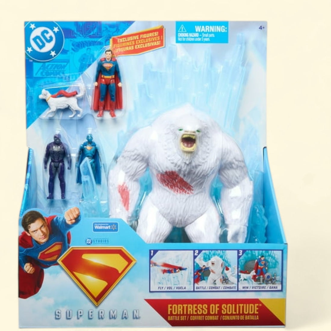 DC Comics Superman Fortress of Solitude Battle Set with 3 Action Fi... — authentic US product shipped worldwide by Toy Terminal