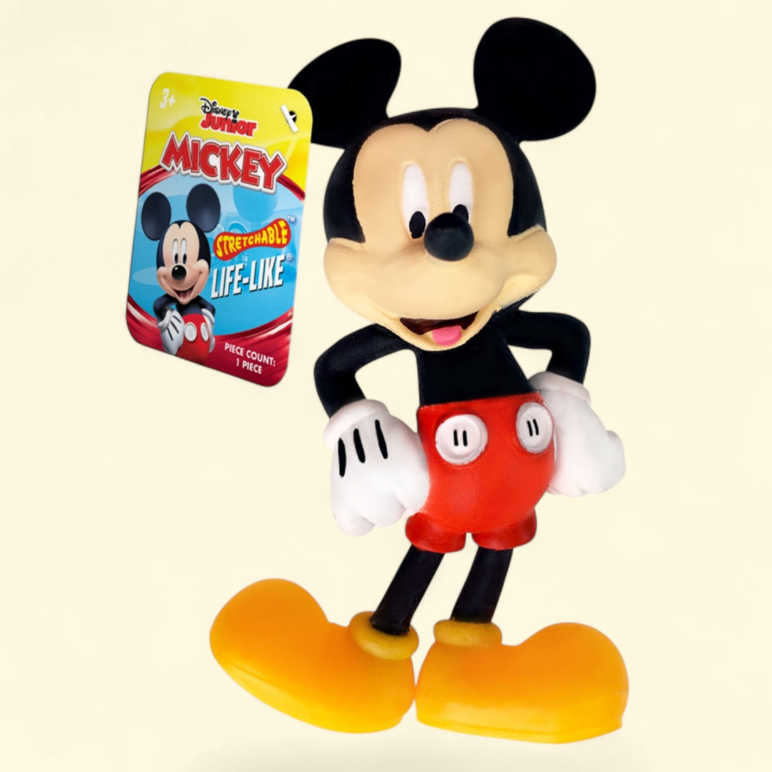 Ja-Ru Disney Mickey Mouse Life-like Character Stretchy Action Figur... — authentic US product shipped worldwide by Toy Terminal