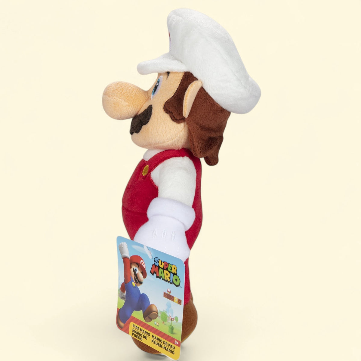 Nintendo Super Mario Fire Mario Plush Toy, 9 inch — authentic US product shipped worldwide by Toy Terminal