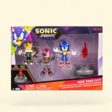 Sonic Prime Action Figures, 2.5 Inch New Yoke City Multipack — authentic US product shipped worldwide by Toy Terminal