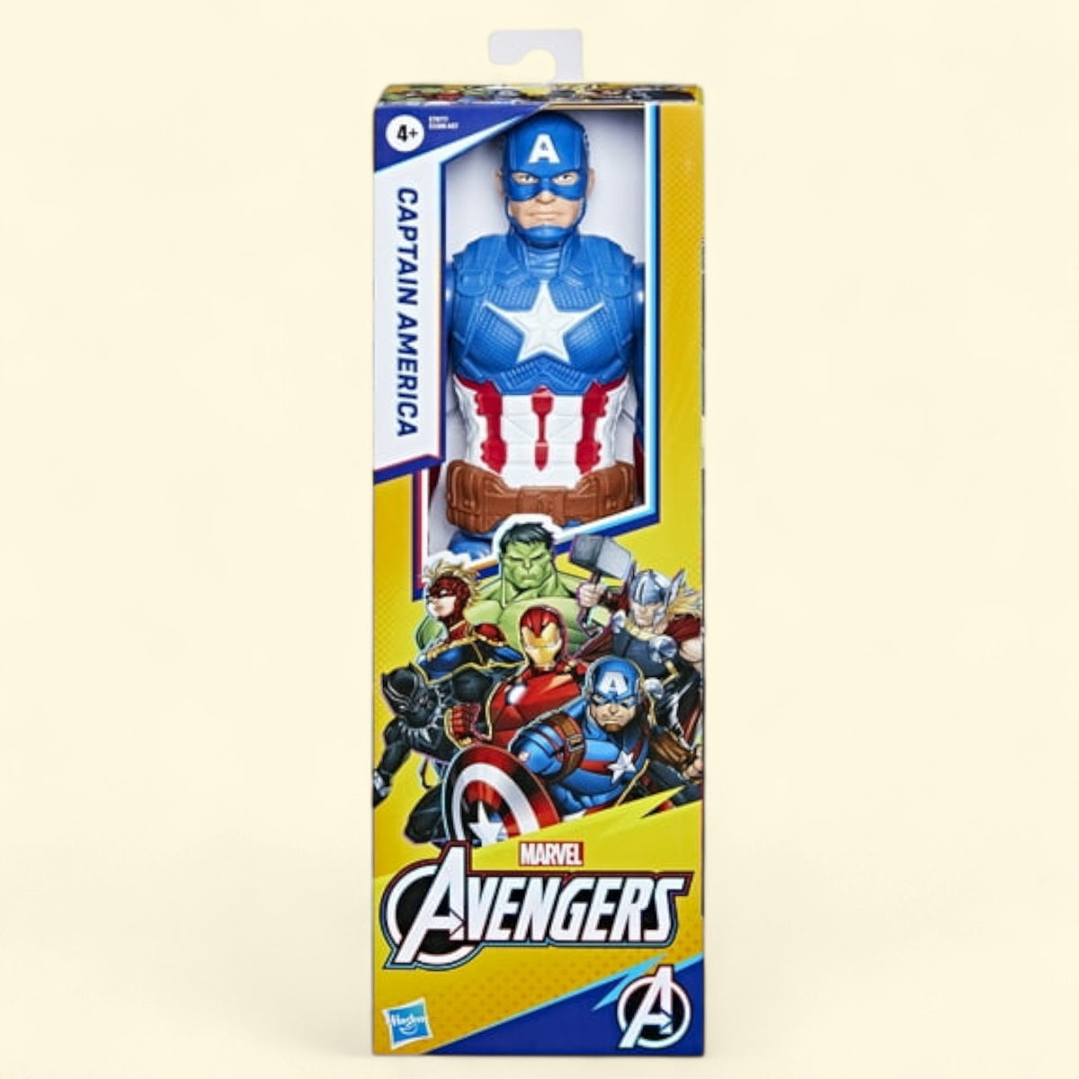 Hasbro Marvel Avengers Titan Hero Series Captain America Action Fig... — authentic US product shipped worldwide by Toy Terminal