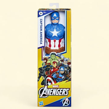 Hasbro Marvel Avengers Titan Hero Series Captain America Action Fig... — authentic US product shipped worldwide by Toy Terminal