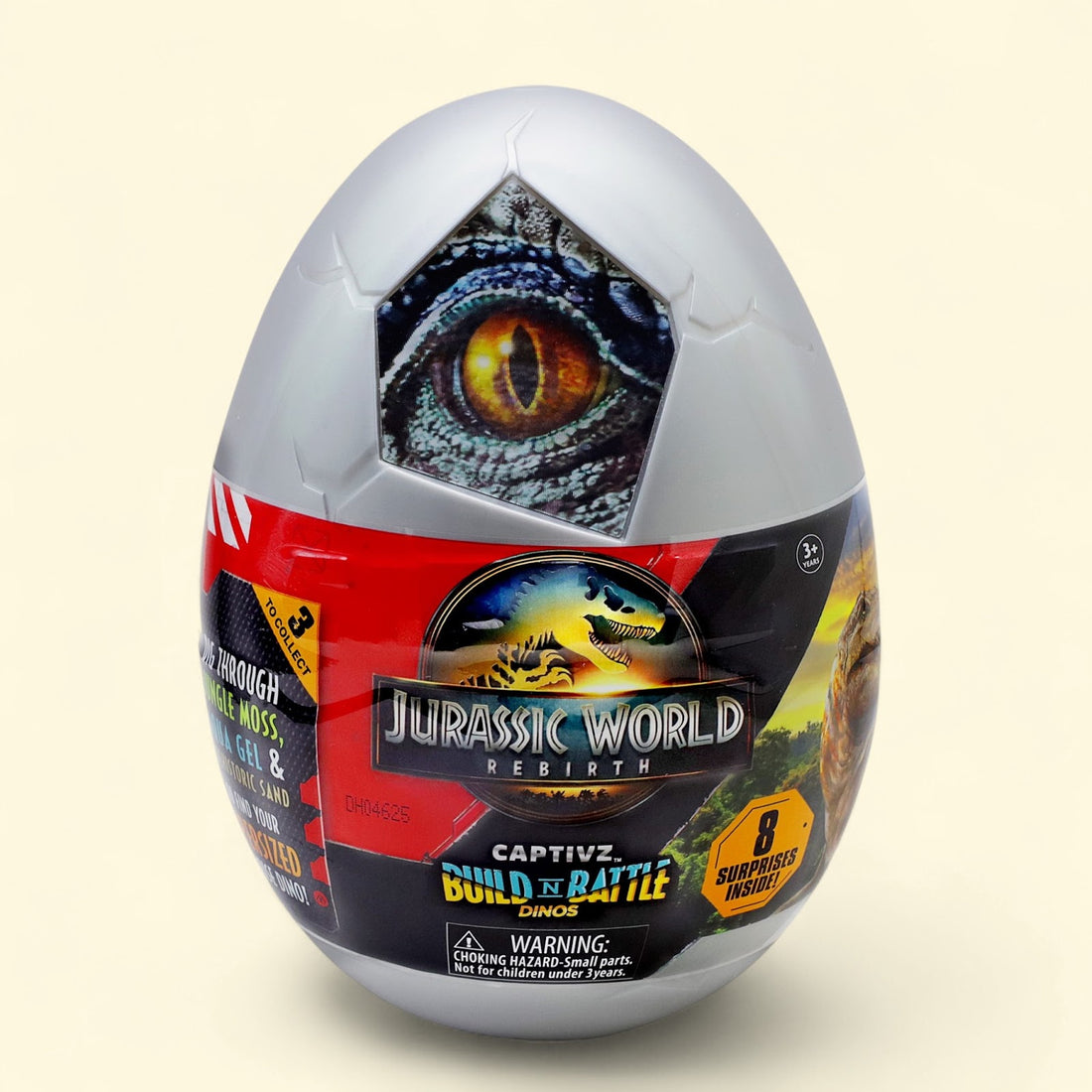 Jurassic World Rebirth Captivz Surprise Egg Action Figures, 3 Dinos... — authentic US product shipped worldwide by Toy Terminal