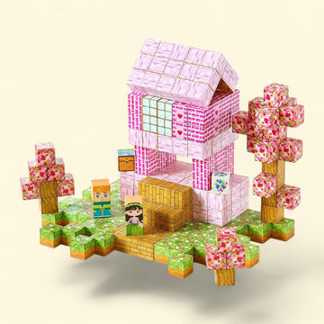 KFFKFF Magnetic Blocks, 100 PCS Princess Castle Set — authentic US product shipped worldwide by Toy Terminal